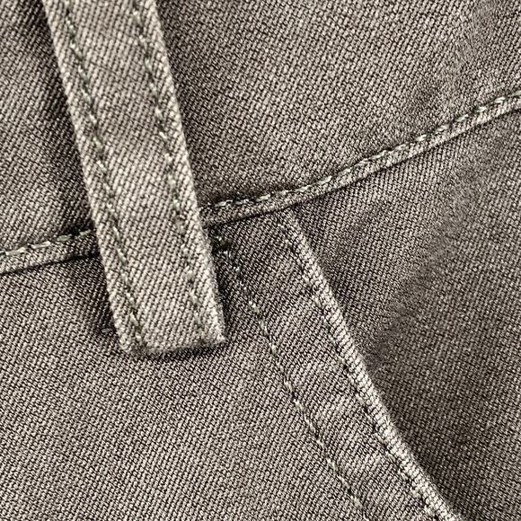 EILEEN FISHER Pants S Organic Cotton Twill Stretch Slim Straight 5 Pocket Gray - Picture 6 of 12